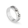 Gucci Ghost Sterling Silver 4mm Ghost Ring YBC477932002
