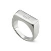 Gucci Interlocking Tag Sterling Silver Ring YBC774038002