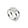 Gucci Interlocking 9mm Silver Ring YBC797031001