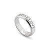 Gucci Blind for Love Silver 5mm Ring YBC843576001