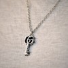 Gucci GG Marmont Key Sterling Silver Necklace YBB627757002