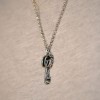 Gucci GG Marmont Key Sterling Silver Necklace YBB627757002
