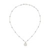 Gucci Interlocking Sterling Silver GG Necklace YBB479221002