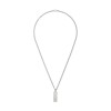 Gucci Tag Silver Necklace YBB774055002