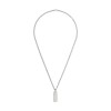 Gucci Tag Silver Necklace YBB774055002