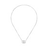 GUCCI Sterling Silver Interlocking Chain Necklet YBB853964001