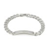 Gucci Interlocking Tag 20cm Chunky Silver Bracelet YBA774054001