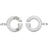 GUCCI Sterling Silver Interlocking Bracelet YBA853966001 18 - Size Large 