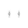 Gucci Interlocking Silver Hoop Earrings