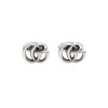 Gucci Interlocking Sterling Silver Cufflinks YBE577299001