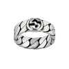 Gucci Interlocking Sterling Silver 6mm Ring YBC661513001