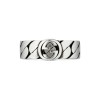 Gucci Interlocking Sterling Silver 6mm Ring YBC661513001