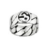 Gucci Interlocking Sterling Silver 8mm Ring YBC661515002