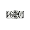 Gucci Interlocking Sterling Silver 8mm Ring YBC661515002