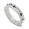 Gucci Signature Bee Ring Silver 4mm YBC729898002