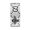 Gucci Signature Sterling Silver Bee Motif 9mm Ring YBC728304002
