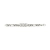 Gucci Signature Engraved Bee Plaque Bracelet Silver 20cm YBA728264001