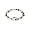 Gucci Interlocking Silver Bracelet YBA627068002 - Size M