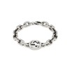 Gucci Interlocking Silver Bracelet YBA627068002 - Size M