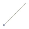 Gucci Silver and Blue Boule Bracelet YBA753437001 - Size L