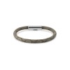 Gucci Trademark Supreme Leather Bracelet YBA797156001 - Size XL