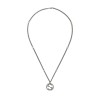 Gucci Interlocking Aria Unisex Silver Necklace YBB678651002