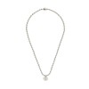 Gucci Silver and Blue Boule Necklace YBB753438002