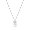 Gucci Silver Signature Tag Necklace YBB814852001