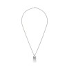 Gucci Silver Signature Tag Necklace YBB814852001