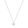 Gucci GG Marmont Silver Pendant Necklace YBB814914001