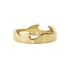 Georg Jensen 18ct Yellow Gold Fusion End Ring 20000291 - Size R