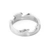 Georg Jensen 18ct White Gold Fusion End Ring 20000289 - Size R