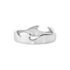 Georg Jensen 18ct White Gold Fusion End Ring 20000289 - Size R