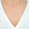 Georg Jensen Offspring Sterling Silver Drop Pendant 10012762