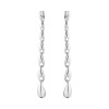 Georg Jensen REFLECT Silver Extra Long Drop Earrings 20001302
