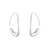 Georg Jensen Offspring Silver Open Hoop Earrings 10016947