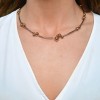 Coeur De Lion Rose Gold Plated Stainless Steel Bubble Beaded Necklace 4983/10-1631