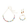 Coeur De Lion Vibrant Multicolour Adjustable Geo Cube Necklace 3035/10_1582