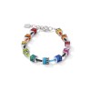 Coeur De Lion Geocube Multi-Coloured Crystal Bracelet 4409/30-1500