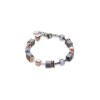 Coeur De Lion Geocube Grey and Rose Crystal Bracelet 4015/30-0730