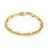 Coeur De Lion Twisted Layers Gold Bracelet 0801301600