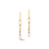 Coeur De Lion Yellow Gold Tone Pearl Drop Earrings 4515/21-1500