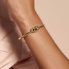 Olivia Burton Lover's Knot Gold Plated Bangle 24100223