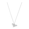 Olivia Burton Sparkle Bee Silver Necklace OBJAMN57