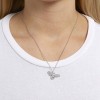 Olivia Burton Sparkle Bee Silver Necklace OBJAMN57