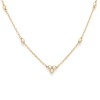 Olivia Burton Classic Yellow Gold Plated Pearl Cluster Necklace 24100070