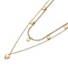 Olivia Burton Classic Mini Heart Gold Plated Double Chain Necklace 24100457