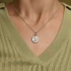 Olivia Burton Signature Celestial Star and Moon Silver Tone Pendant Necklace 24100468