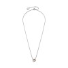 Olivia Burton Classic Kindred Interlink Heart Silver & Rose Gold Plated Steel Necklace 24100551