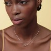 Olivia Burton Classic Kindred Interlink Heart Silver & Rose Gold Plated Steel Necklace 24100551